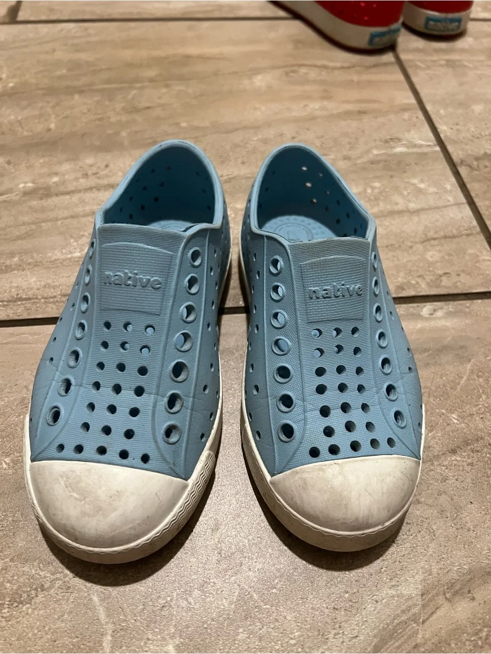 Native Kids Blue Slip-On Water Shoes